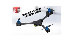 Tricopter drone