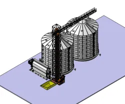 What are the methods of storage of grains?