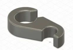 X Axis Linear Rail Wire Loom Attachment