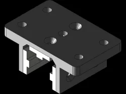 1" T Slot Flat Slide Bearing