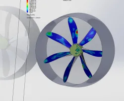Airplane like optimized ship propeller