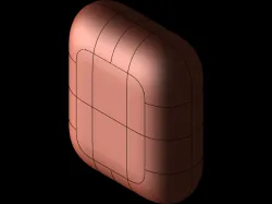 Airpods Surface 3d Modelling