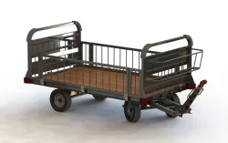 Baggage Dolly Trailer Airport GSE