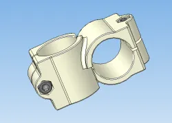 Bracket for cross fixing pipes