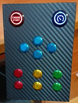 Button Box Sim Racing