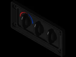 Cab Heater Control Panel