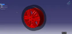 Catia V5 R21 Car alloy and wheel design  easy steps