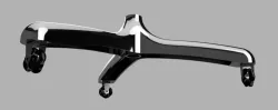 Chair base with omni wheels
