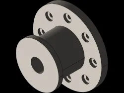 Circular Flange Bracket Component