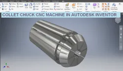 Collet Chuck CNC Machine in Autodesk Inventor || Inventor Tutorials || Cad tutorials | Autodesk
