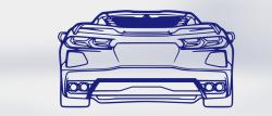 c8 r corvette rear view 3D Models | Page 1 | STLFinder