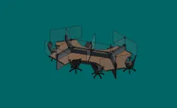 Cubicle Office Table