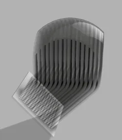 Curved Display Light Pipes