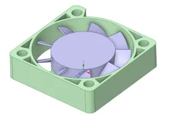 DC Brushless fan JIESAMMY 40x40x25 12V 1.2W
