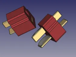 Deans T Plug Connectors Male and Female