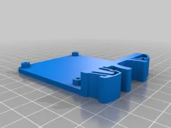 DIN rail mount for OpenFFBoard USB interface