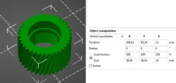 E-bike motor 36-tooth gear wheel