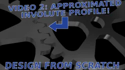 Equation Driven Involute Spur Gear W/ Approximated Involute Profile - Video 2