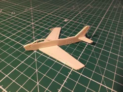 F-86 Sabre kit card