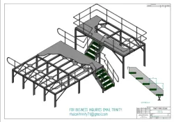 Factory Platform Stand / Large Processing plants Platform Stand