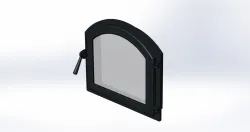 Fire door Vezuviy-217 (arc-type) for brick oven