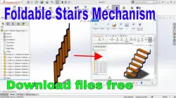 Foldable Stairs Mechanism