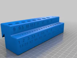 french cleat drill organizer