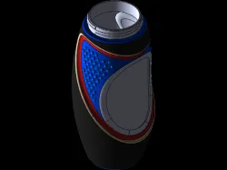 Futuristic Plastic bottle