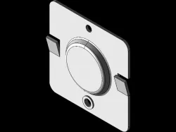 Keystone_5240_C Cell Button Battery Contact_Positive