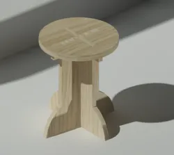 Knockdown Stool / Knockdown Chair