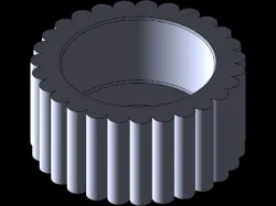 knurled screw head