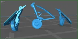 landing gear for scale model BD-5