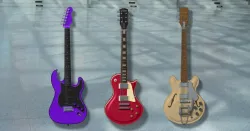 Les Paul + Stratocaster + Gibson 356 Guitar