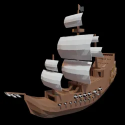 LOW POLY SHIP