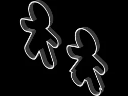 Mannele, Mannala or Gingerbread Man cookie cutter