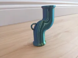 Mario pipe keychain