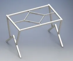 Mesa Living caño estructural