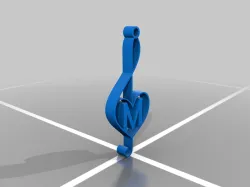 music note pendant