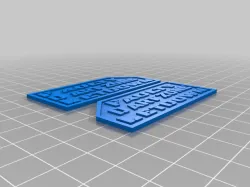 Omnia Pro "FDL" Name Plate
