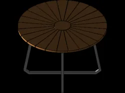 Outside table.