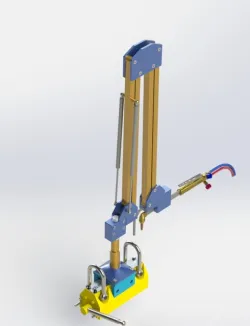 Oxy-Cut Torch Arm with Magnetic Base for Precision Cutting