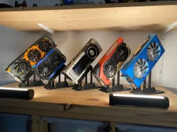 PCI-E Display Stand (GPU Hall of Fame)