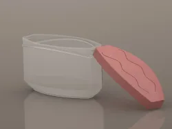 Petroleum Jelly Container with Cap
