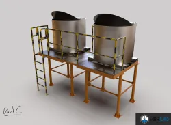 PLATFORM FOR 1000LTS TANK - (PLATAFORMA PARA TANQUE 1000LTS)