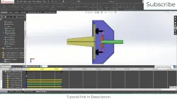 Robot Gripper rack and pinion mechanism in Solidworks