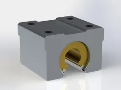 SBR bearing block resizable (graphite copper bush)