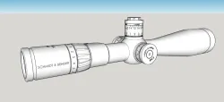 Schmidt Bender 5-25x56 PM II LRR-MIL scope