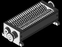 shredder cutting chamber