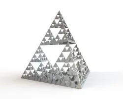 Sierpinski Pyramid Level 1-5