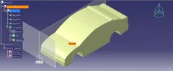 Simple Honda City 'Sedan Car' CAD Model Surface Design